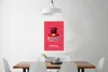 MuchoWow® Poster "Karneval" auf rotem Hintergrund 60x90 cm Produktbild-Vorschau 2
