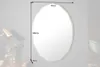 Eleganter Wandspiegel ELEGANCIA 100cm gold ovales Design Produktbild-Vorschau 7
