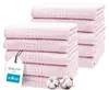 10er Set Handtücher, 70% Baumwolle, 30% Polyester, 50x100 Produktbild-Vorschau 1