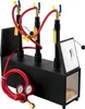 A three-burner gas forge with attached hoses and a regulator. Produktbild-Vorschau