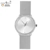 Geschenk Damen Armbanduhr silber Zirkonia kristall + Produktbild-Vorschau 11