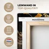 MuchoWow® - Leinwandbilder - Frau - Porträt - Blumen - Produktbild-Vorschau 3