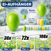 36 Ostereier zum Aufhängen Osterdeko Eier Kunststoff Produktbild-Vorschau 3