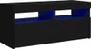 Mobile TV con luci LED nero 90x35x40 cm Anteprima dell’immagine prodotto 1