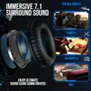 Strex Casque gaming avec micro Bleu - PC + PS4 + PS5 + Xbox Voir les images du produit 3
