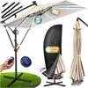 KESSER® Ampelschirm Holly Sonnenschirm Rechteckig mit und Produktbild-Vorschau 1