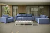 Gartenmöbel-Set GARDENT 3-2-1 wetterfester Stoff NXL Blau Produktbild-Vorschau 1