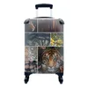 MuchoWow® Koffer Handgepäck Trolley Rollkoffer Kleine Produktbild-Vorschau 1