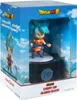 The image shows the retail packaging of a Goku Light-Up Alarm Clock from Dragon Ball Super. Voir les images du produit