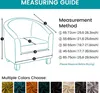 Topchances 2 kusy kryt židle Club Chair Slipcover, Velvet Náhled obrázku produktu 7