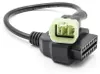 Kabel adaptér pro motocykly KTM, 6-pin, zelený, ženský na Náhled obrázku produktu 3