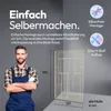 Duschwand gold Marwell Walk In Dusche Gallery 120x195 cm - Produktbild-Vorschau 3