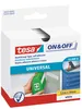 Tesa páska s háčikom a slučkou 2,5 m x 20 mm on&off čierna Náhľad obrázku produktu 5