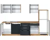 Held Möbel Küchenzeile ohne Geräte Florenz 300 cm grau matt Produktbild-Vorschau 3