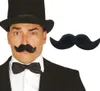 FIESTAS GUIRCA | Zwarte snor - Kostuumaccessoire voor heren Productafbeelding-voorbeeld 6