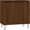 vidaXL Kúpeľňová skrinka Brown Oak Optics 58x33x60 cm Drevo Náhľad obrázku produktu 1