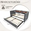 Łóżko tapicerowane 90 x 190 cm z wysuwanym łóżkiem, Podgląd zdjęcia produktu 2