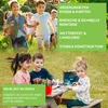 ITA Kindersitzgarnitur aus Holz Grau - Kinder Picknicktisch Produktbild-Vorschau 6