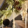Baumschmuck -Ornary- 2er-Set Papier 17x14cm schwarz-gold Produktbild-Vorschau 2