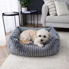 4L Textil BELLA Plüsch-Hundebett und Katzenbett mit breiten Produktbild-Vorschau 3