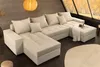 riess-ambiente XXL Wohnlandschaft LODGE 315cm champagner Produktbild-Vorschau 4