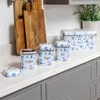 VQ Laura Ashley Vorratsdosen Set 3er Edelstahl Tee Kaffee Voir les images du produit 3