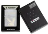 ZIPPO - Playboy Design - Brushed Chrome Silber Bunny Produktbild-Vorschau 4