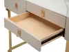Glamouröse Beauty-Konsole 100 x 40 x 80 cm mit 3 Schubladen Produktbild-Vorschau 5