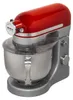A red and silver stand mixer is shown against a white background. Podgląd zdjęcia produktu