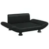 vidaXL Lit pour chien noir 70x45x28 cm similicuir Voir les images du produit 1