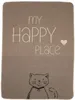 Haustierdecke My Happy Place Katze Farbe Rauch 70x90cm von Produktbild-Vorschau 3