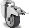 Lenkrolle m.Festst.D.50mm Trgf.50kg m.Rückenloch 11mm Produktbild-Vorschau 1
