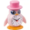 JVD SR52.2 Wecker Kinderwecker Pinguin rosa pink Produktbild-Vorschau 1