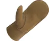 A single tan mitten is shown against a white background. Produktbild-Vorschau