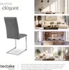 Chaises de Salle à Manger BETTINA Rembourrées Pieds en Voir les images du produit 7
