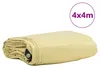 vidaXL Plandeka 650g / m² Beżowa 4 x 4 m Płótno z powłoką Podgląd zdjęcia produktu 1