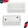 Two views of a white plastic planter box, one from the top and one from the bottom. Náhľad obrázku produktu
