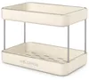 WELLHAUS - Organizador de cocina de 2 niveles, color beige, Vista previa de la imagen del producto 7