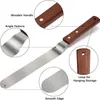 Winkelpalette Edelstahl 4tlg. Set Spatel Konditoren Profi Produktbild-Vorschau 3