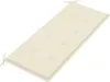 vidaXL Banc de jardin pliable avec support 118 cm bambou Voir les images du produit 4