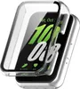 A clear plastic case is shown partially covering a smartwatch. Náhľad obrázku produktu