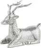 Marrakesch Weihnachtsdeko Hirsch Silber 19 cm | Edle Produktbild-Vorschau 1