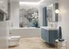 Umywalka Ceramiczna Larga 50 cm, Biała, Antybakteryjna, Podgląd zdjęcia produktu 6