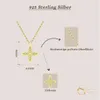 Serelina Kleeblatt-Kette aus 925 Silber mit Zirkonia – Produktbild-Vorschau 3