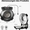 Pizzamaker mit Keramiksteinplatte Ø32cm und Sichtfenster, Produktbild-Vorschau 4
