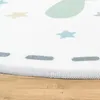 Kinderteppich Rund Waschbar Kinderzimmer Flugzeug Tiere Produktbild-Vorschau 2