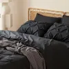 3-teiliges Bettwäscheset , Plissiertes Design, Produktbild-Vorschau 4