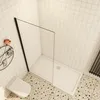 Duschspa Walk-In Dusche 150x200cm Duschwand Schwarz 8mm Produktbild-Vorschau 3
