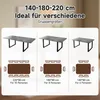 MODFU Ausziehbarer Küchentisch 140–220×80cm,3-stufig Produktbild-Vorschau 6