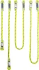 Lanyard Patron Lanyard mit Stahlring von Singing Rock; gelb mit grünem Muster; für Arbeitssicherheit. Produktbild-Vorschau